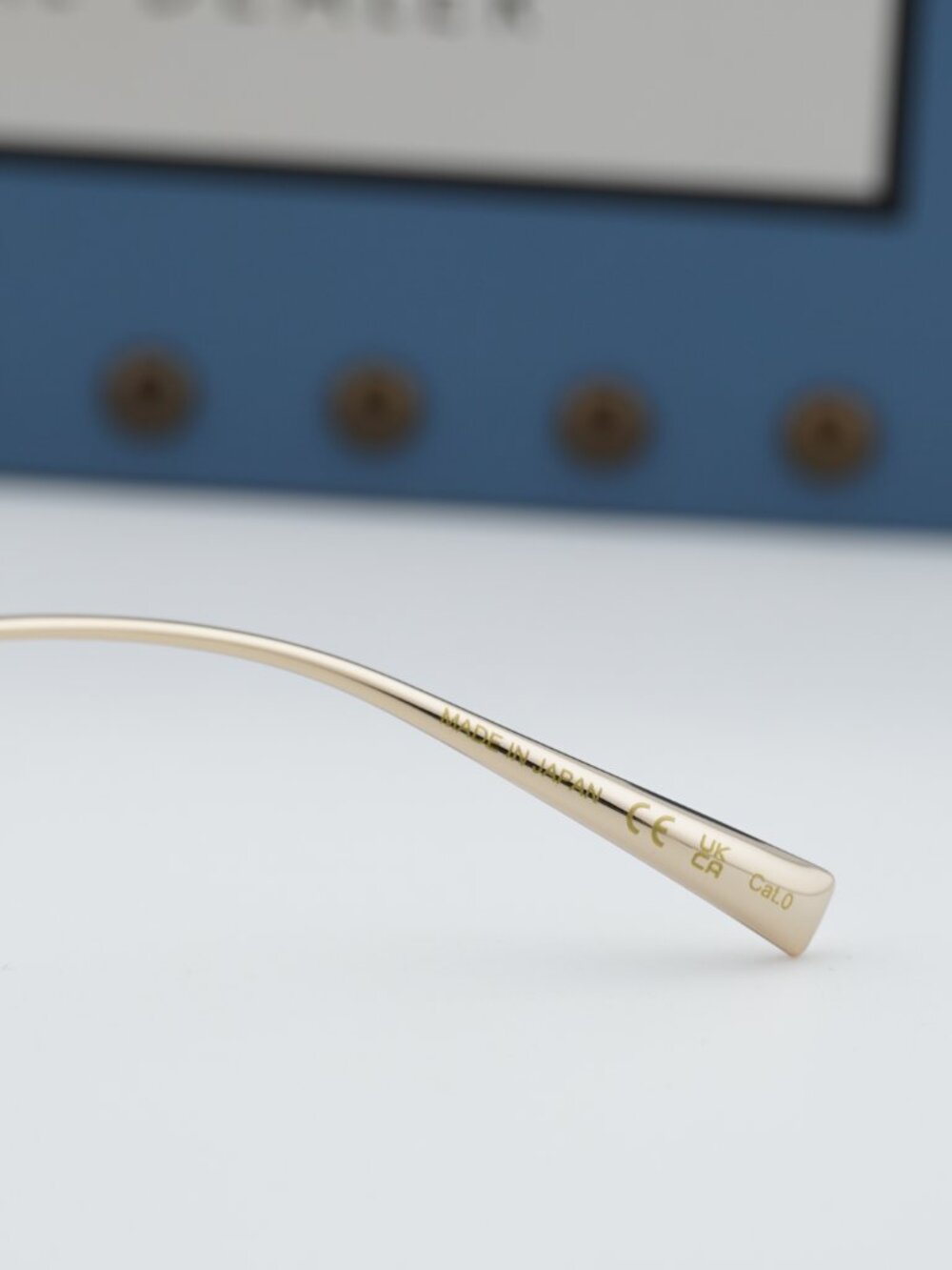 Gucci GG2063S 006 Cat Eye Sunglasses - Shiny Endura Gold/Clear - Picture 7 of 10